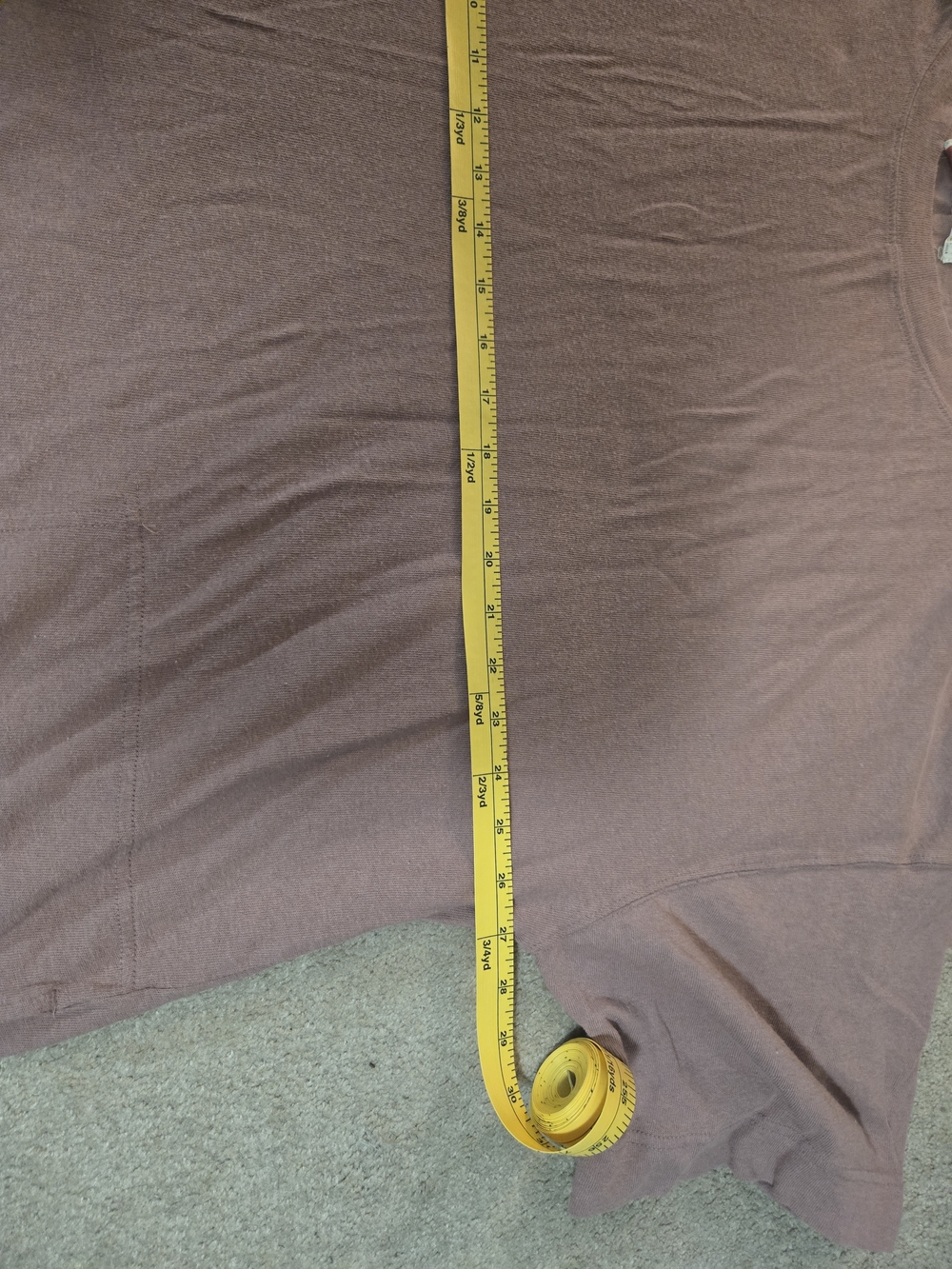 Free People Essential Extreme Tee Mini in Antique Oak (Mauve) - Picture 3 of 6